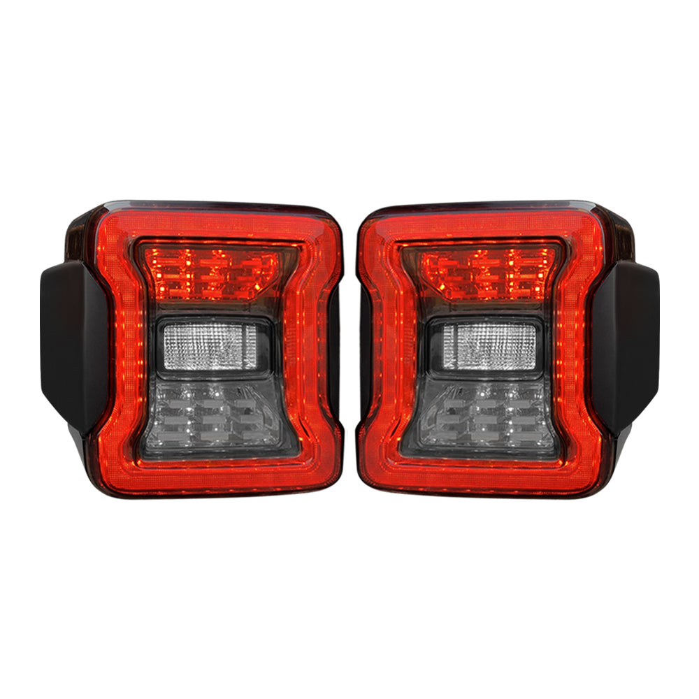 JK to JL Conversion Tail Lights- BLACK for 07-18 Wrangler JK/ JKU