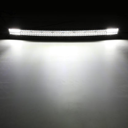 42 INCH 6 MODES WHITE&AMBER CURVED OFF ROAD LED LIGHT BAR
