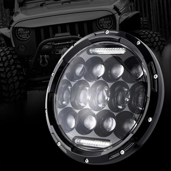Honeycomb LED Headlights for 97-18 Jeep Wrangler TJ/ JK