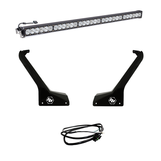 BAJA DESIGNS 2018+ WRANGLER JL/JT ONX6+ 50IN ROOF LED LIGHT BAR KIT W/ UPFITTER