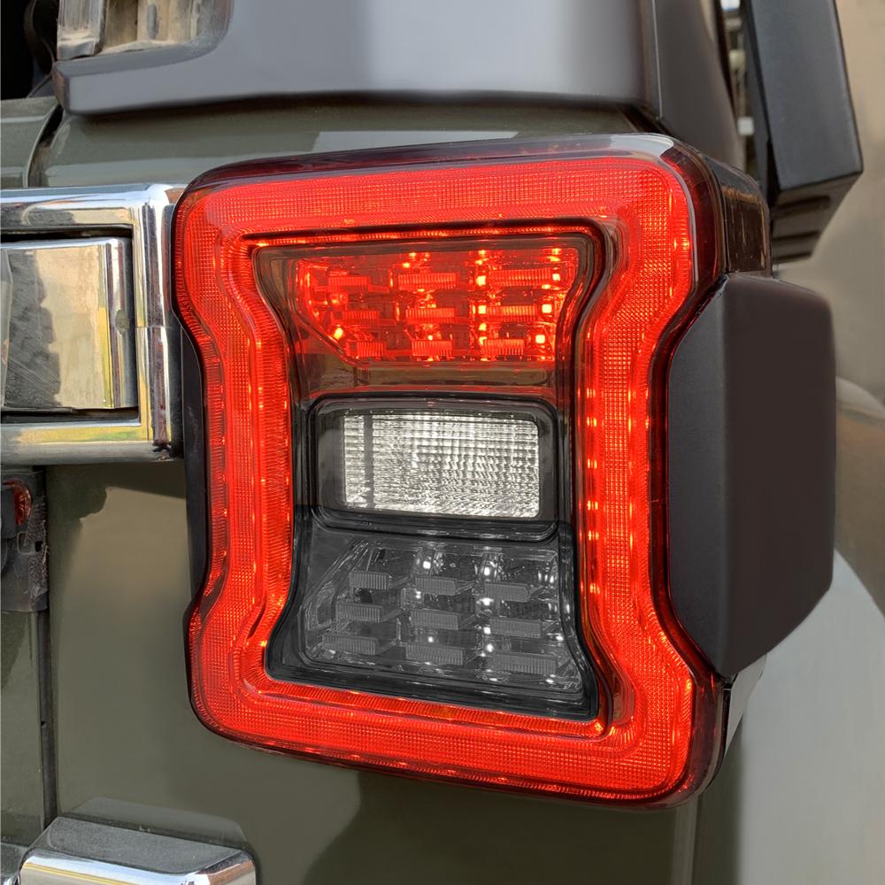 JK to JL Conversion Tail Lights- BLACK for 07-18 Wrangler JK/ JKU