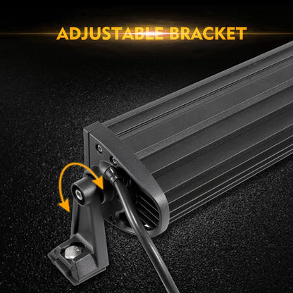 22 INCH 6 MODES WHITE&AMBER OFF ROAD LED LIGHT BAR