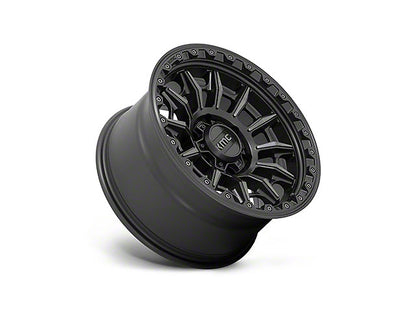 KMC Carnage Satin Black with Gray Tint 6-Lug Wheel; 17x9; 0mm Offset