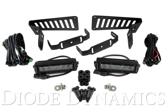 JEEP JL 2018-2019 STAGE SERIES 6 INCH COWL LED KIT WHITE DRIVING