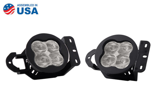 SS3 LED FOG LIGHT KIT FOR 18-20 JEEP JL WRANGLER SPORT WHITE SAE/DOT FOG PRO