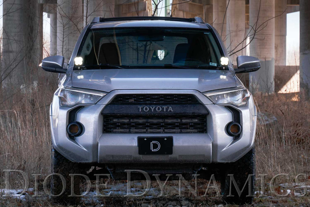 STAGE SERIES 2IN LED DITCH LIGHT KIT FOR 2010-2021 TOYOTA 4RUNNER PRO WHITE COMBO DIODE DYNAMICS