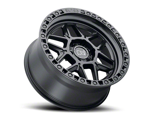 Black Rhino Kelso Matte Black 6-Lug Wheel; 18x9; -12mm Offset