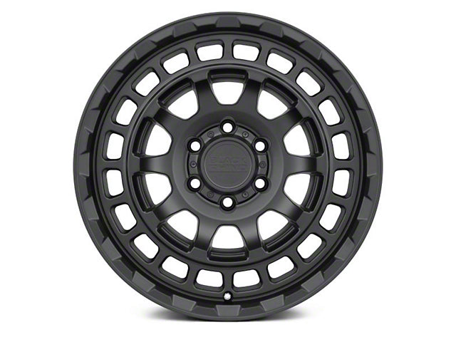 Black Rhino Chamber Matte Black 6-Lug Wheel; 16x8; -10mm Offset