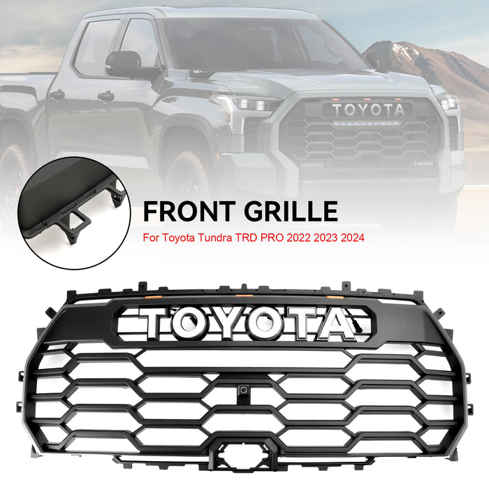 2022-2024 Toyota Tundra TRD PRO Matte Black Front Grill Grille