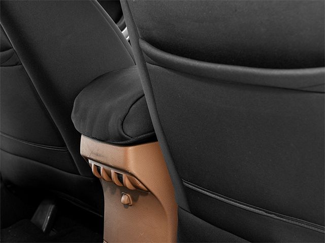 Officially Licensed Jeep Neoprene Center Console Arm Rest Cover with Jeep Logo; Black (11-18 Jeep Wrangler JK)
