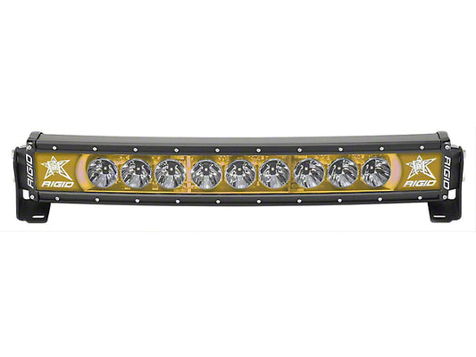 Rigid Industries 20-Inch Radiance Plus Curved LED Light Bar with Amber Backlight (Universal; Some Adaptation May Be Required)