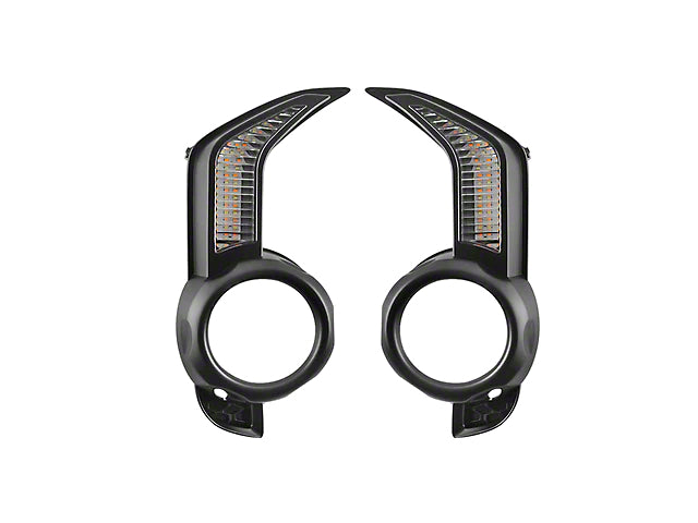 LED Sequential Fog Light Bezel Kit with Turn Signals