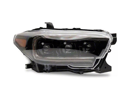 Morimoto GEN2 XB LED Projector Headlights; Black Housing; Clear Lens (16-23 Tacoma w/ Factory Halogen DRL)