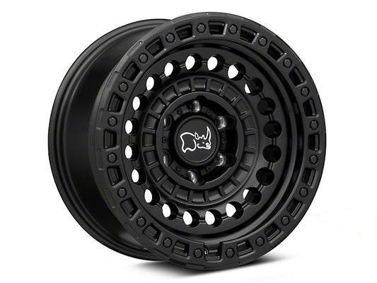 Black Rhino Sentinel Matte Black 6-Lug Wheel; 17x8.5; -10mm Offset