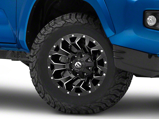 Fuel Wheels Assault Satin Black Milled 6-Lug Wheel; 17x9; -12mm Offset