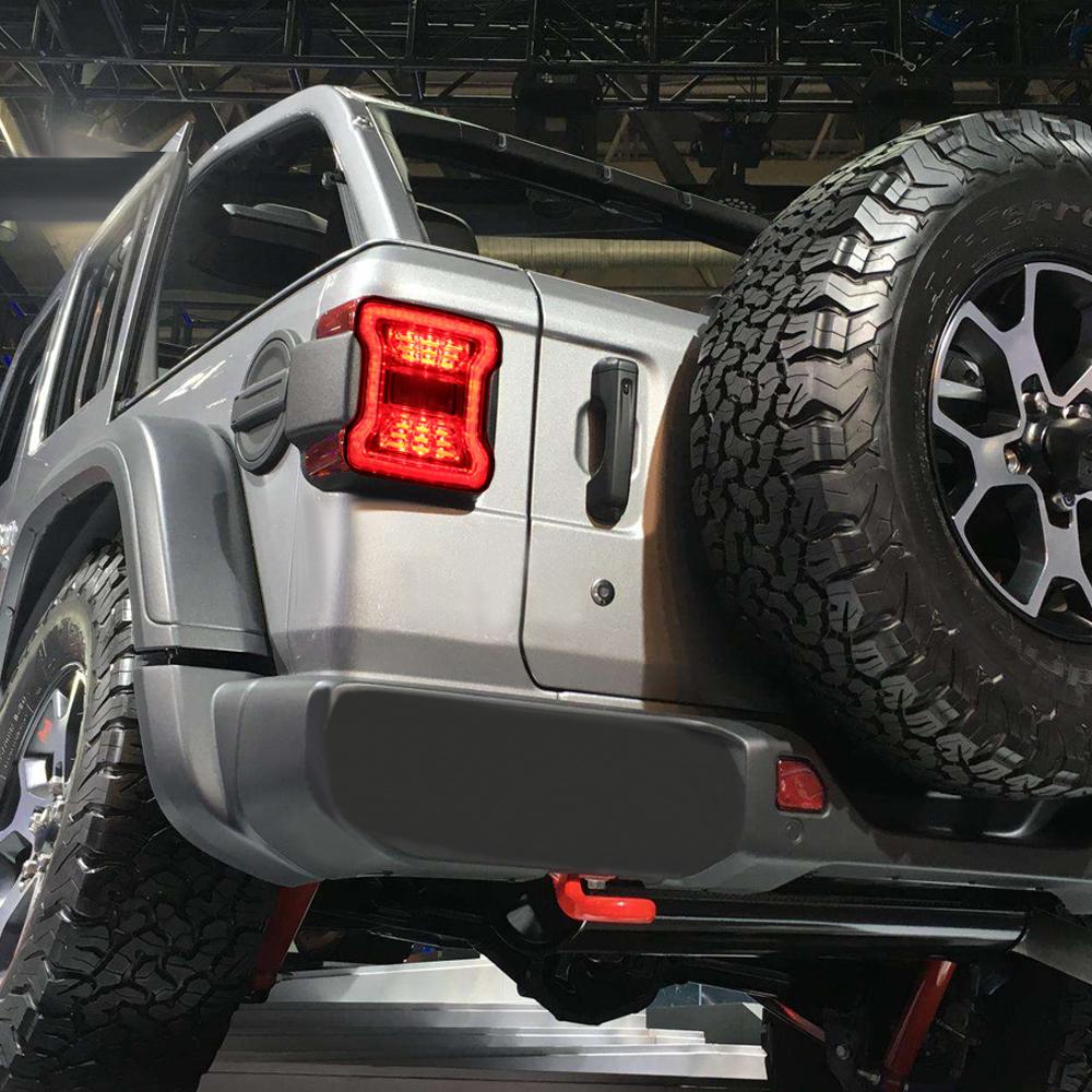 JK TO JL CONVERSION TAIL LIGHTS - RED for 07-18 JEEP WRANGLER JK/ JKU