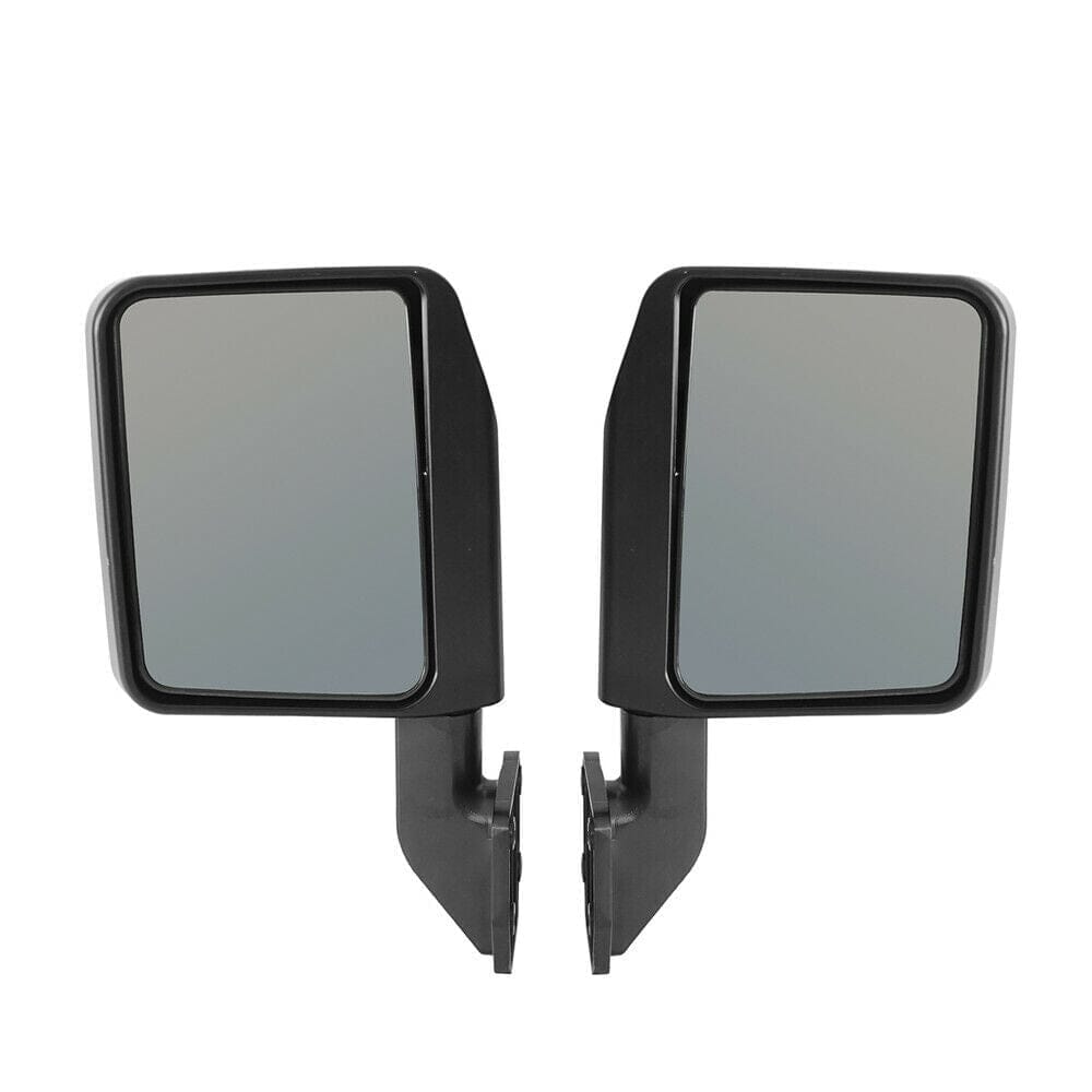OFF-ROAD STYLE FRONT & REAR HALF DOORS WITH MIRRORS FOR 18-23 JEEP WRANGLER JL & GLADIATOR JT