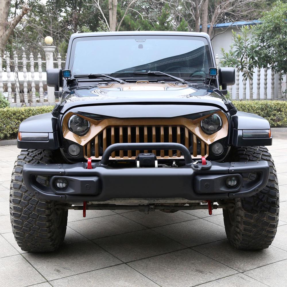 JK TO JL CONVERSION FRONT FENDER FLARE W/ LED LIGHTS & INNER FENDERS FOR 07-18 JEEP WRANGLER JK