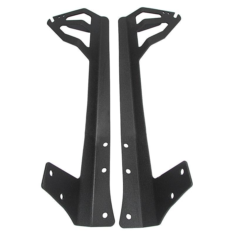 52" STRAIGHT LIGHT BAR WINDSHIELD MOUNTING BRACKETS FOR 2007-2017 JEEP WRANGLER JK