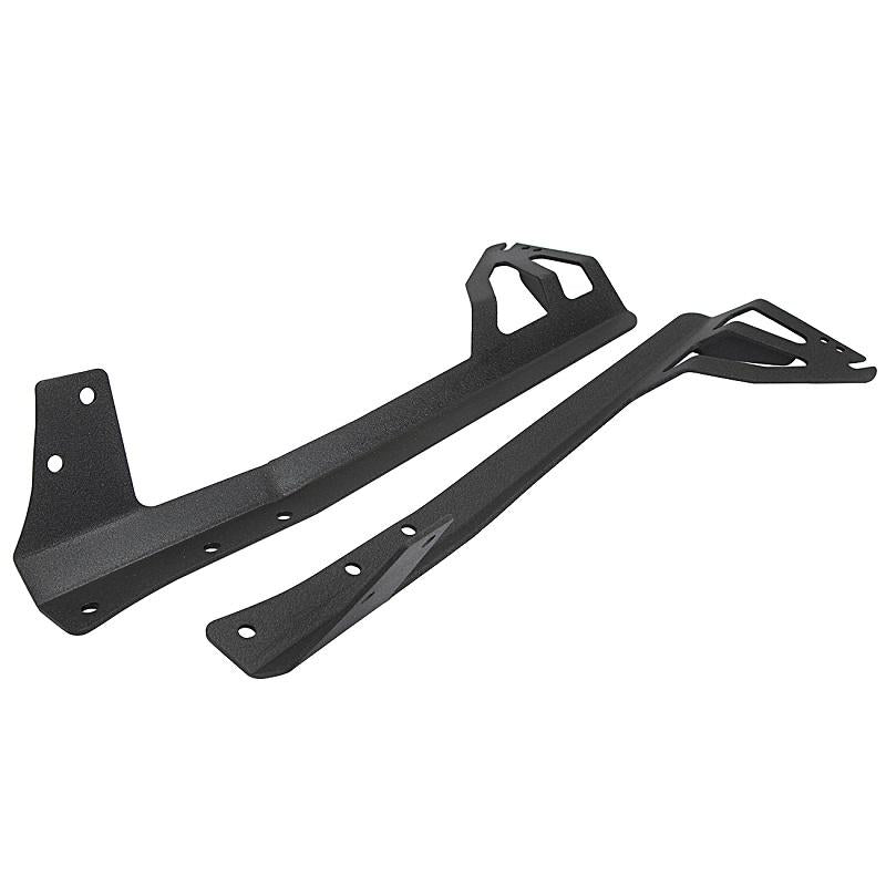 52" STRAIGHT LIGHT BAR WINDSHIELD MOUNTING BRACKETS FOR 2007-2017 JEEP WRANGLER JK