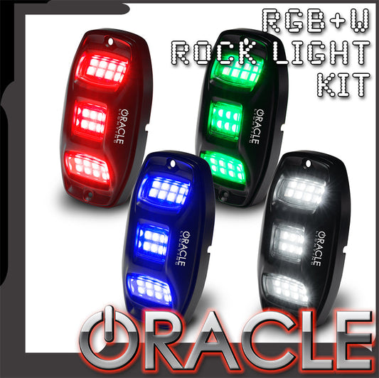ORACLE LIGHTING COLORSHIFT® RGB+W UNDERBODY WHEEL WELL ROCK LIGHT KIT (4 PCS)