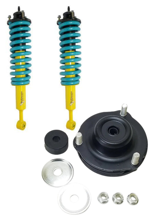 DOBINSONS PAIR OF STRUT TOP PLATES + STRUT ASSEMBLY FOR SUSPENSION(SUSPENSION SOLD SEPARATELY)  (SC59-001)- TACOMA 2005-22, 4RUNNER 2003-22, FJ CRUISER (ALL YEARS), AND MORE
