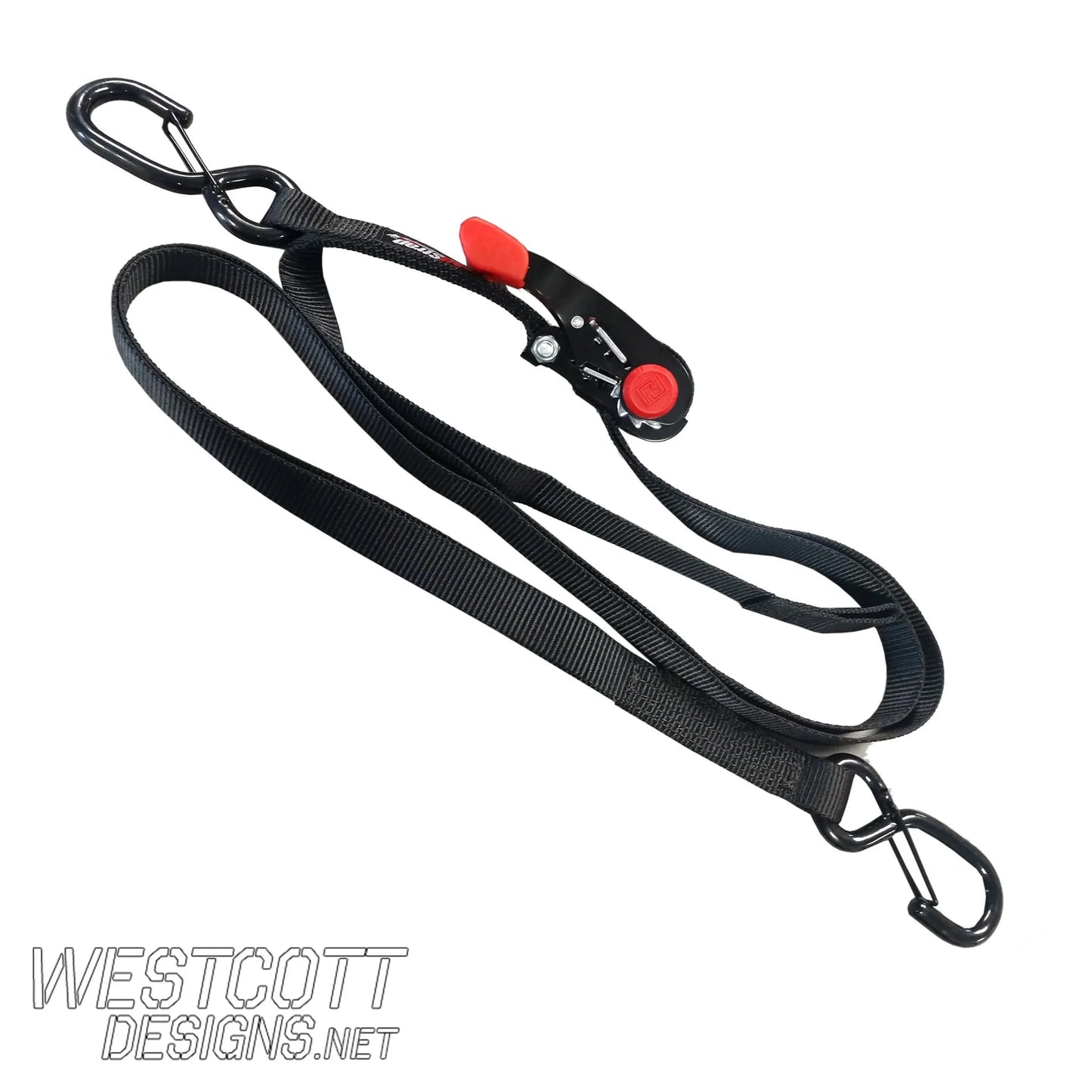 Westcott Cooler 1″ Ratchet Tie down With Snap Hooks And Soft Tie