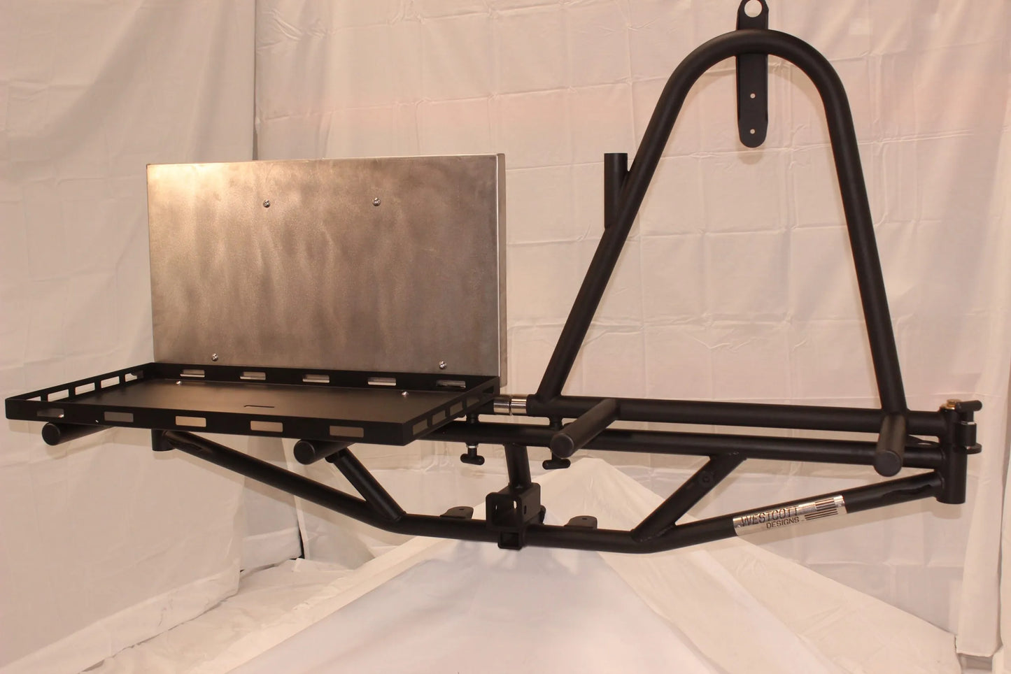Westcott Universal Hitch Mount Rack with Cooler/Work Table & Grill Mount