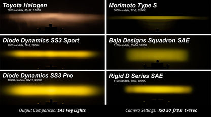 Diode Dynamics STAGE SERIES 3" SAE/DOT TYPE CGX FOG LIGHT KIT